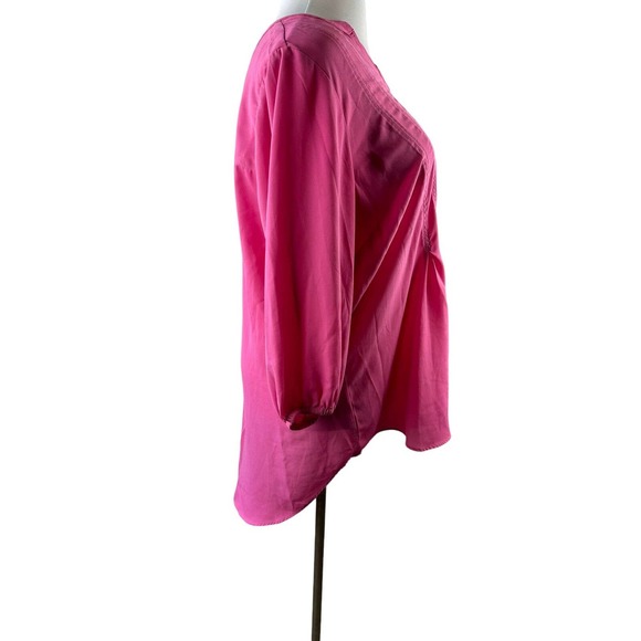 Melissa McCarthy x Seven7 Babydoll Hi Lo Flowy Blouse Plus Size 2X Top HW8794 - Picture 10 of 11